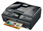 MFC-J415W Impresora multifunción de inyección de tinta color WiFi con fax, alimentador automático de documentos y pantalla LCD color de 4,8 cm.