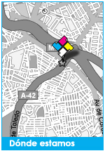 Dónde estamos? en Madrid. Acceso a Google Map