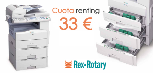 Rex Rotary MP171. Multifunción. Cuota renting: 33 €